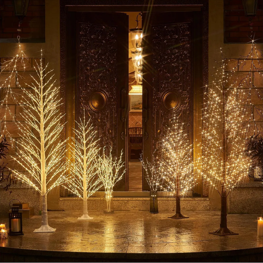 Árvore Iluminada Birch LED – Três Tamanhos • Decore com Luz, Charme e Sofisticação