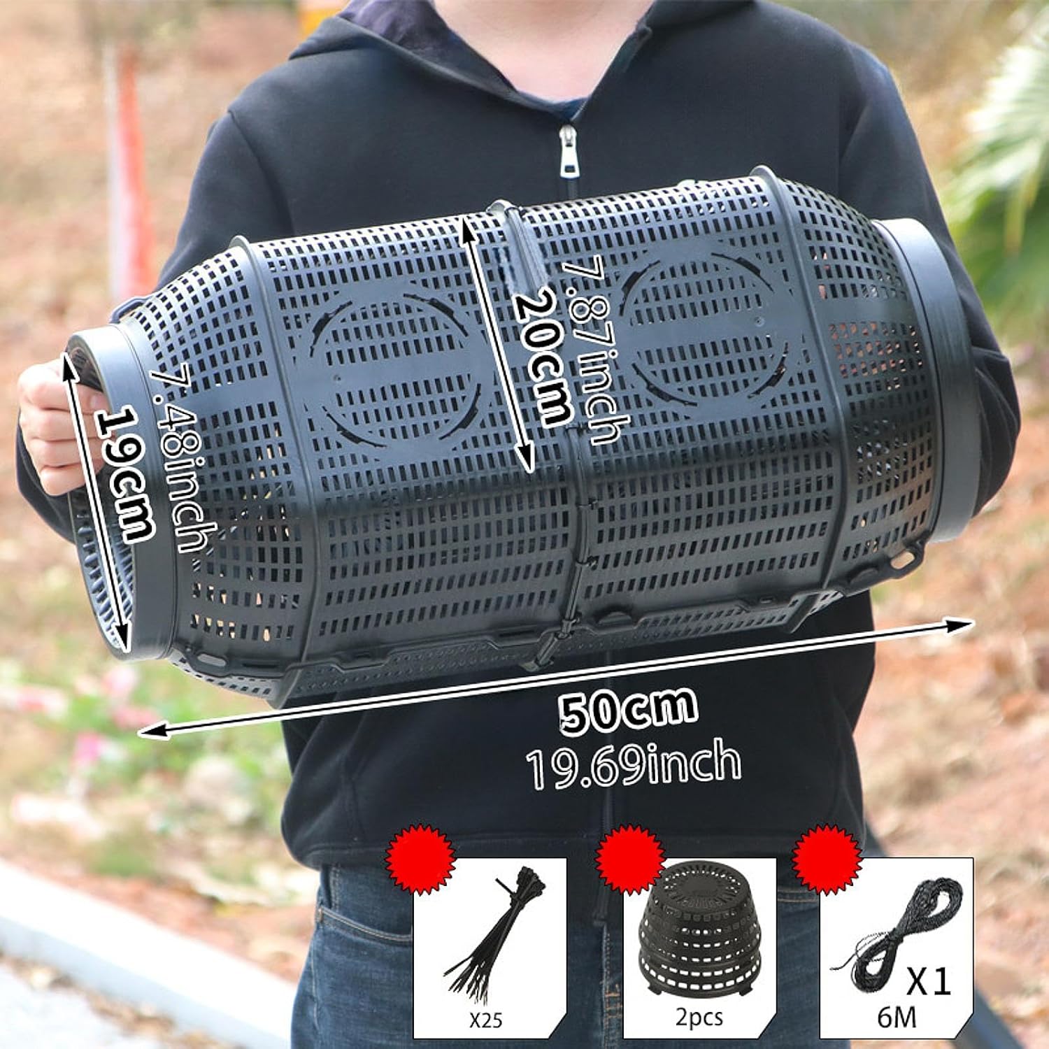 TrapBox Pro – Gaiola de Captura para Peixes