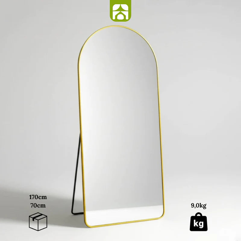 Espelho Decorativo Corpo Inteiro com Suporte — Design Pinterest